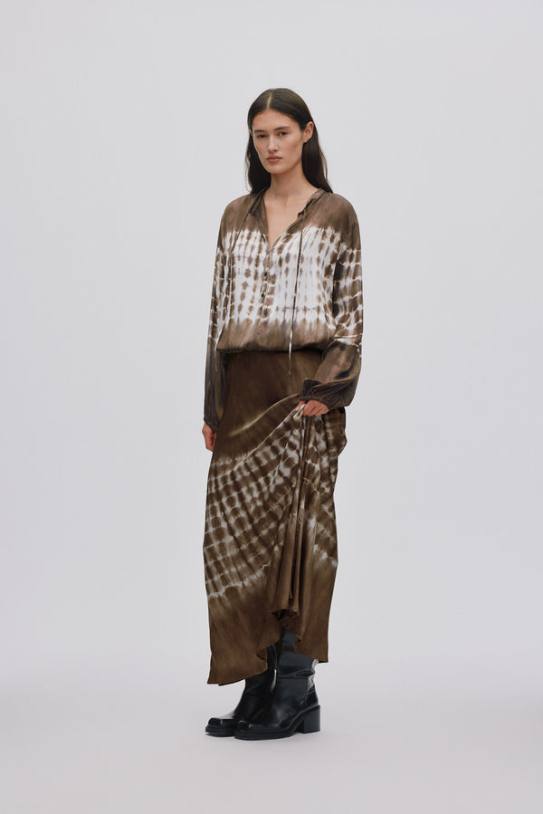 Rabens Saloner Ira Frequency Tie Shirt I Dry Mocca Combo