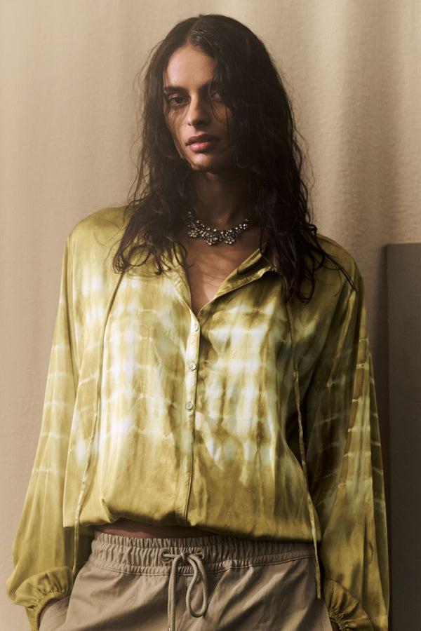 Rabens Saloner Ira Frequency Tie Shirt I Golden Combo