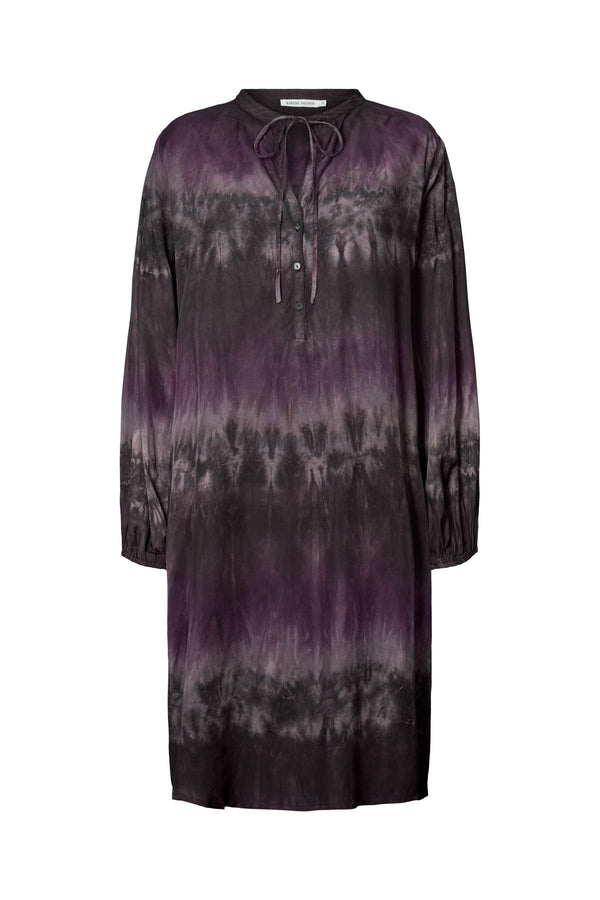 rabens saloner Irela Arizona tie dress I Purple combo