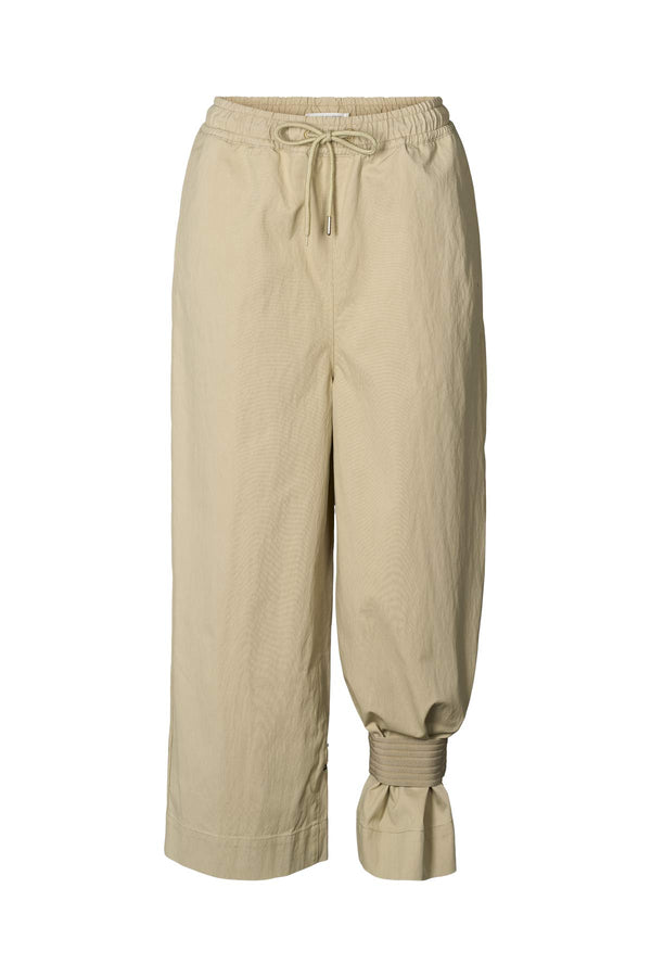 rabens saloner Jamia Utility cuff detail pants I Sand