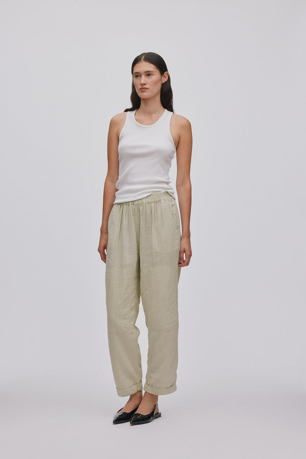 rabens saloner Johanne Cotton double knee patch pants I Pelican grey rabens saloner Johanne Cotton double knee patch pants I Pelican grey