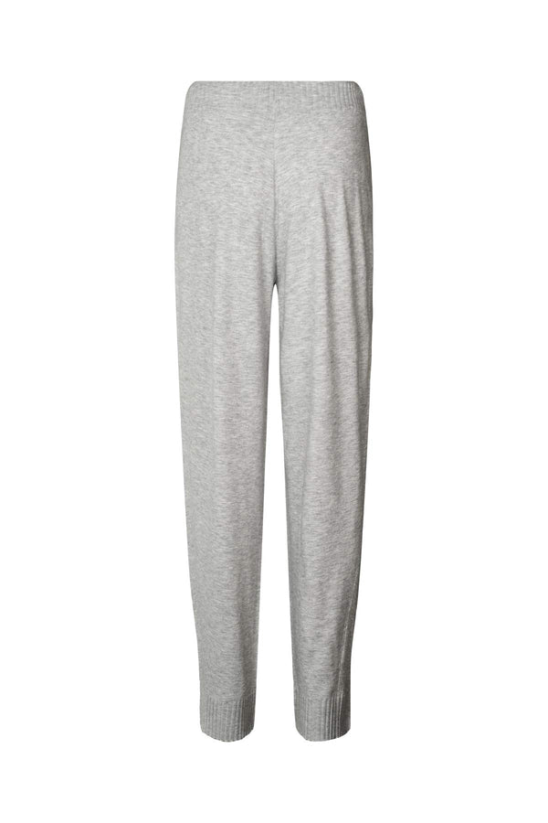 Rabens Saloner Jorun Knit Lounge Pants I Grey Melange