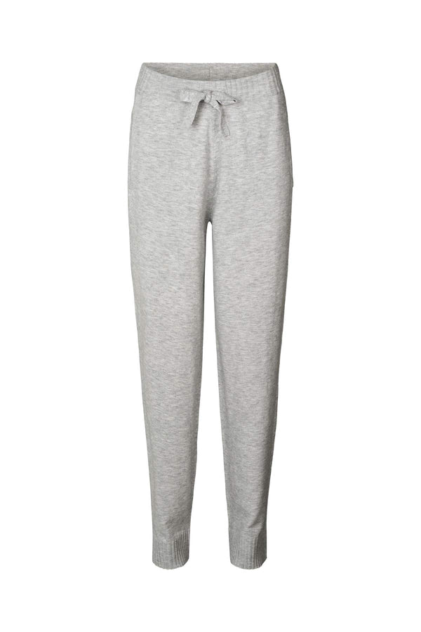 rabens saloner Jorun Knit lounge pants I Grey melange