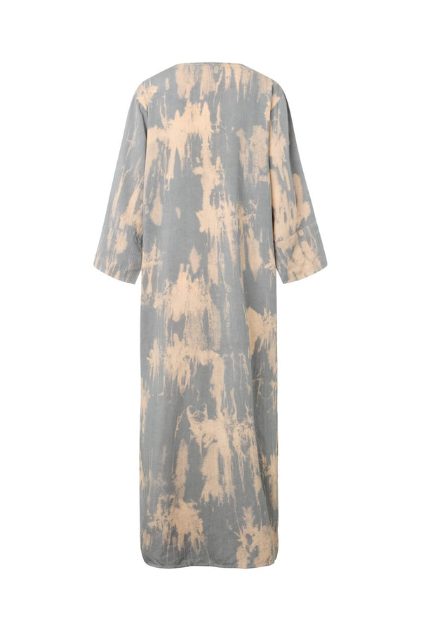 Rabens Saloner Karimalou Misty Kaftan I Aluminium Combo