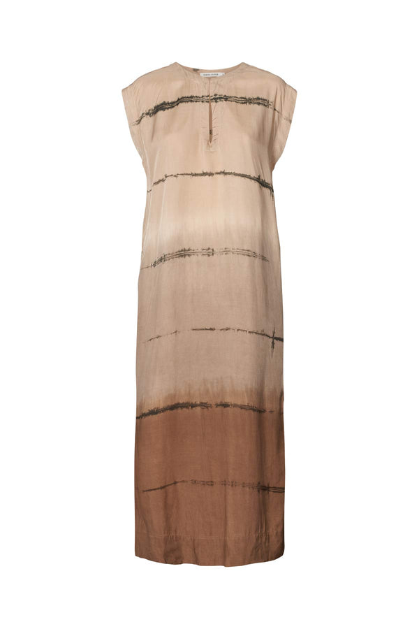 Rabens Saloner Lecia Nuance Dress I Chocolate Combo