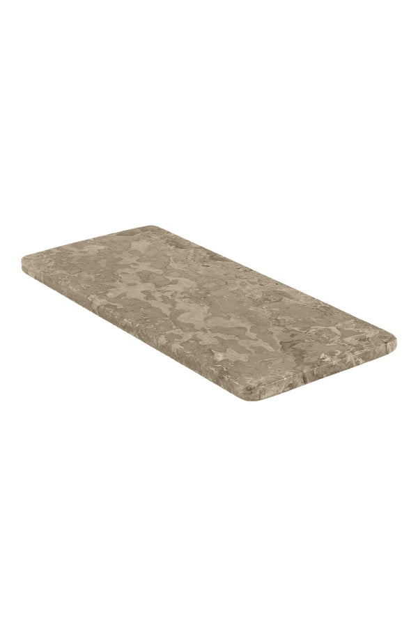 rabens saloner Long square marble board Board 35x15 cm I Grey combo