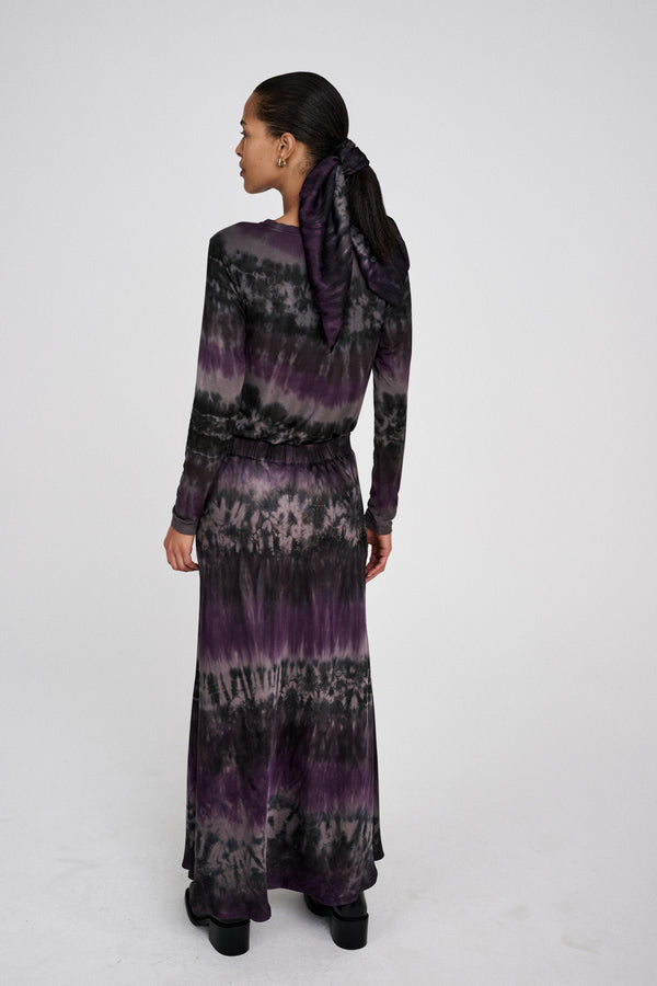 Rabens Saloner Lyuba Arizona Head Scarf I Purple Combo