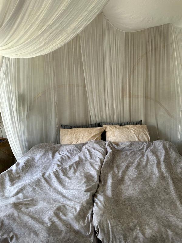 Rabens Saloner Marbled Pillow Sham Pillow Sham 50x70 Cm I Ivory