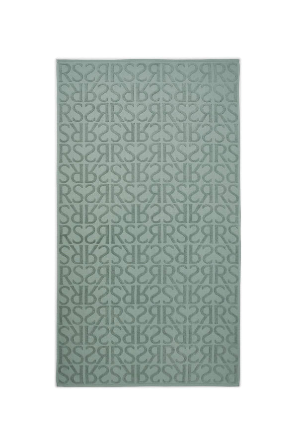 rabens saloner Monogram beach towel Beach towel 100x180 cm I Sage