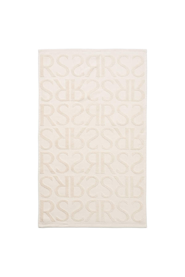 rabens saloner Monogram hand towel Hand towel 50x80 cm I Ivory