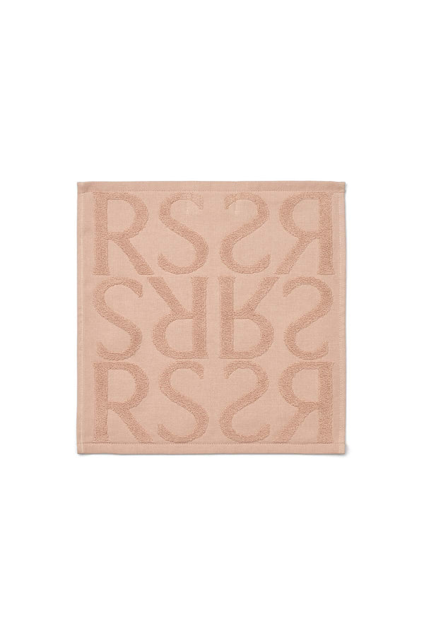 rabens saloner Monogram wash cloth Wash cloth 30x30 cm I Rose