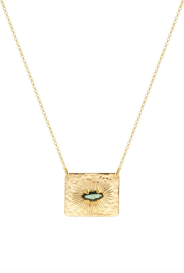 rabens saloner Nafsu Escapulario necklace I Dark stone