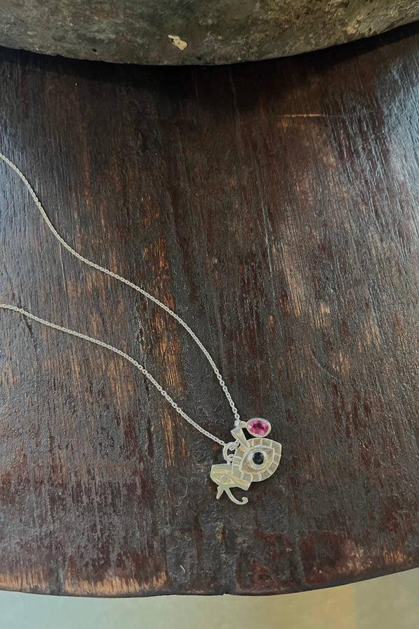 Rabens Saloner Nafsu Silver Chain W/eye Charms I Silver