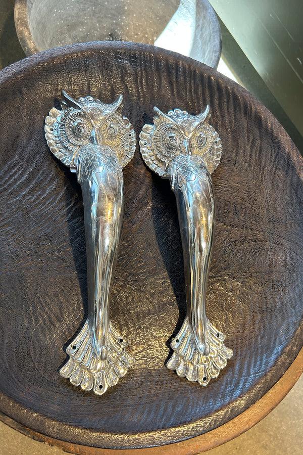 Rabens Saloner Owl Door Handle Rabens Apartment I Brass