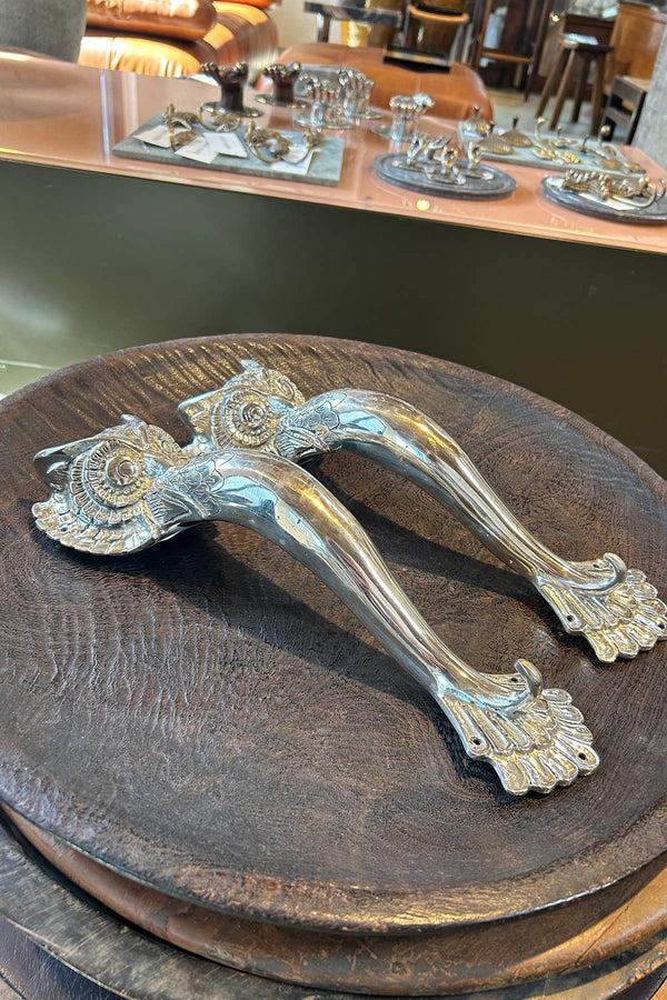 Rabens Saloner Owl Door Handle Rabens Apartment I Brass