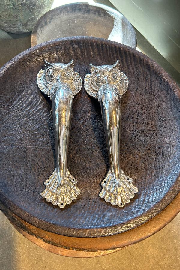 Rabens Saloner Owl Door Handle Rabens Apartment I Brass