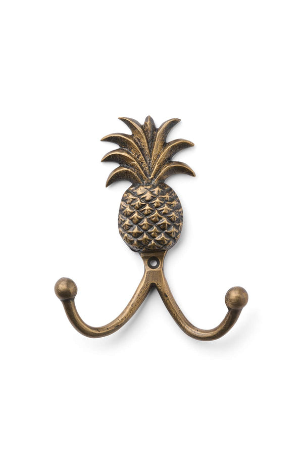 rabens saloner Pineapple w/ 2 hooks Rabens Apartment I Matte Brass