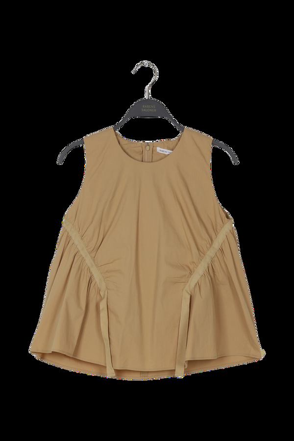 rabens saloner PreLoved Aio Papery gathered top I Toffee