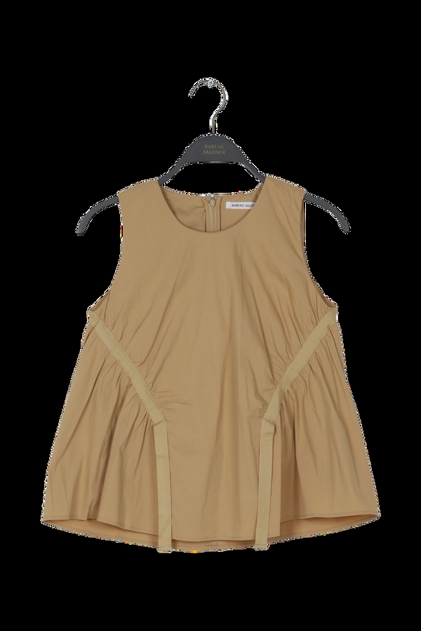 rabens saloner PreLoved Aio Papery gathered top I Toffee