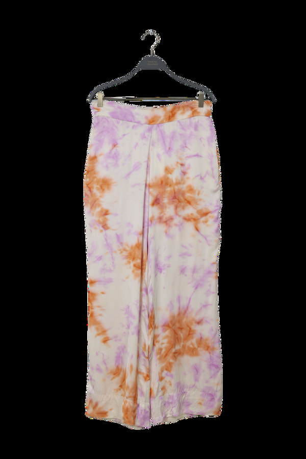 rabens saloner PreLoved Alisa Fusion wide leg pants I Ametrine combo