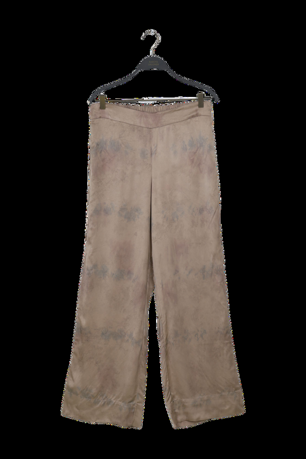 rabens saloner PreLoved Alisa Mixture wide leg pants I Silver combo