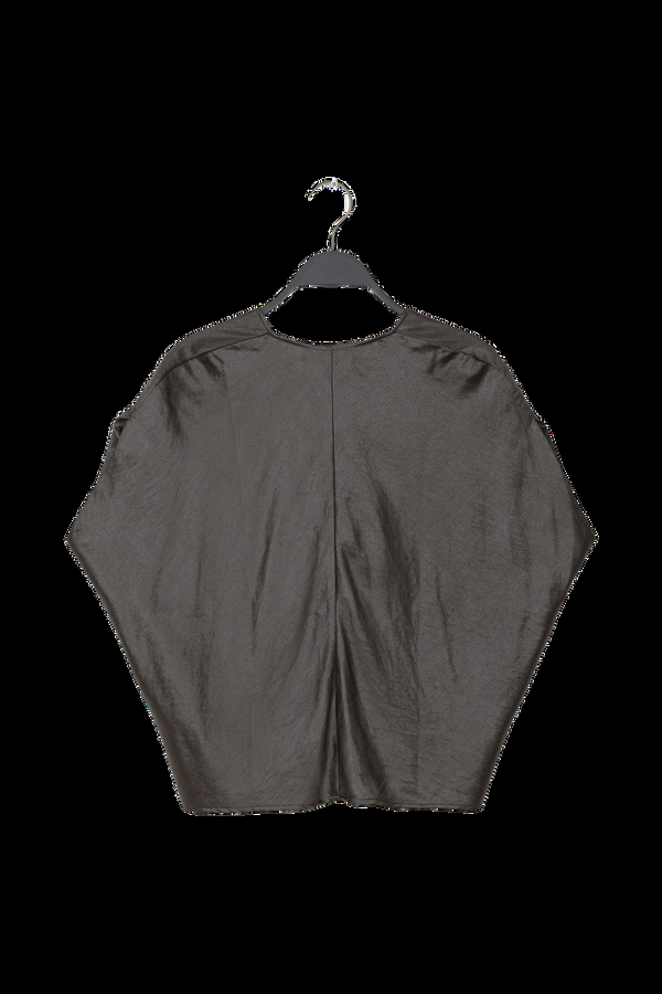 Rabens Saloner PreLoved Delina Hammered Metal Blouse