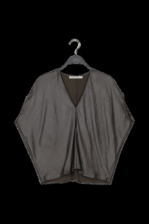 rabens saloner PreLoved Delina Hammered metal blouse