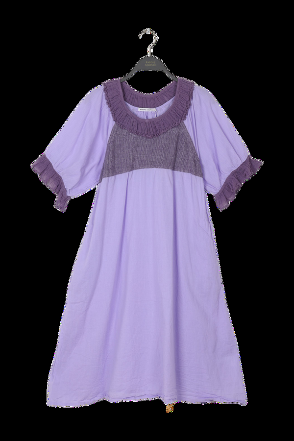 rabens saloner PreLoved Dortia Cotton short angel dress I Violet