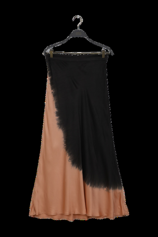rabens saloner PreLoved Ellery Coastal bias slim skirt / Peachy black combo