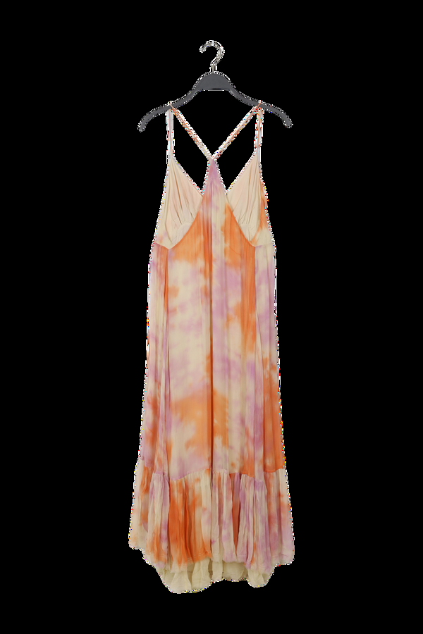 Rabens Saloner PreLoved Farida Fusion String Dress I Ametrine Combo