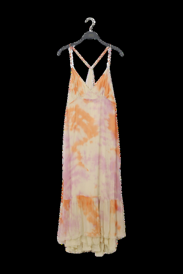 rabens saloner PreLoved Farida Fusion string dress I Ametrine combo