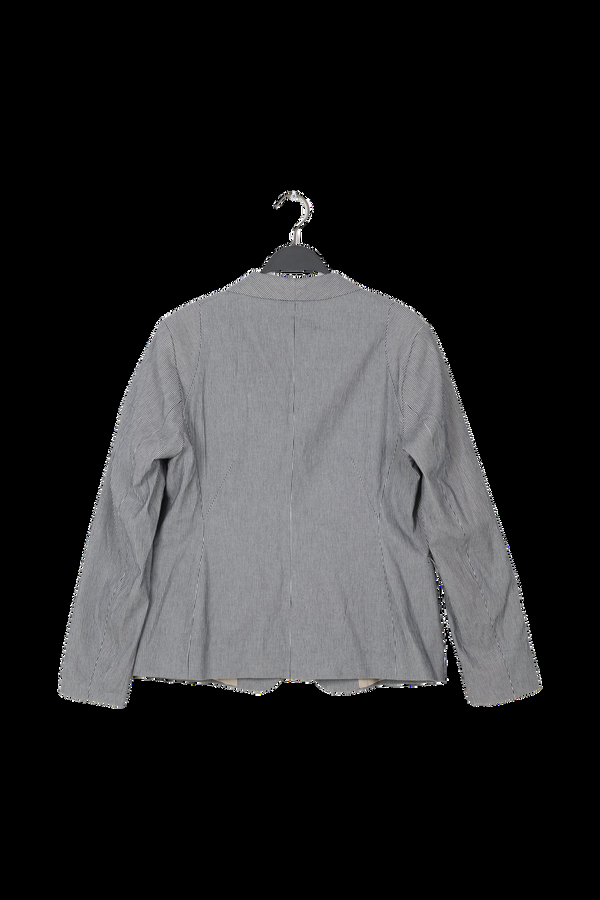 Rabens Saloner PreLoved Helda Striped Tailoring Jacket I Navy Stripe