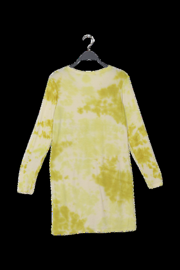 Rabens Saloner PreLoved Hue Fusion Jersey Dress I Lemon Combo
