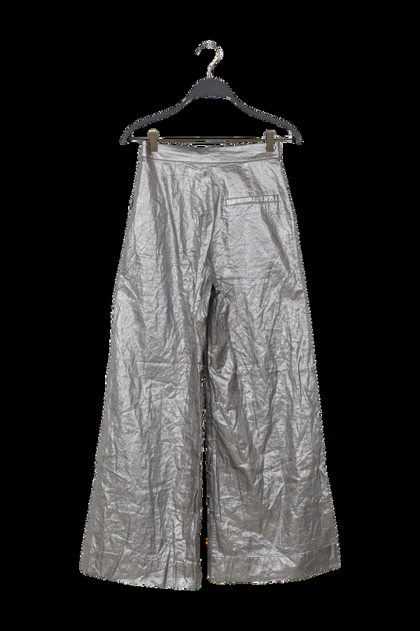 Rabens Saloner PreLoved Inja Antique Silver Wide Leg Pants I Antique Silver