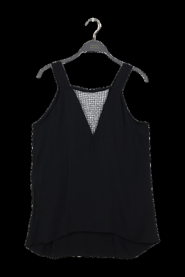 rabens saloner PreLoved Kavin Funnel web top I Black