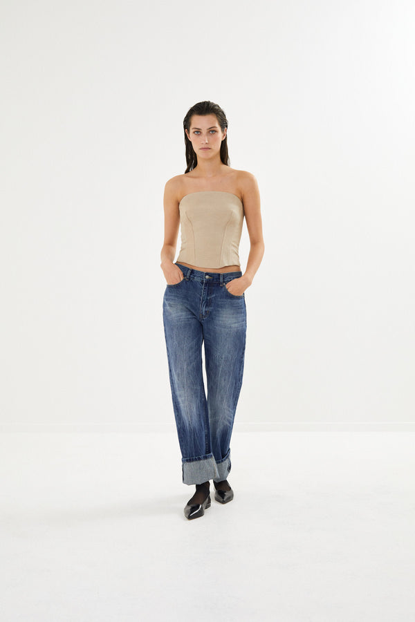 Rabens Saloner PreLoved Kif Easy Tailoring Corset I Biscuit