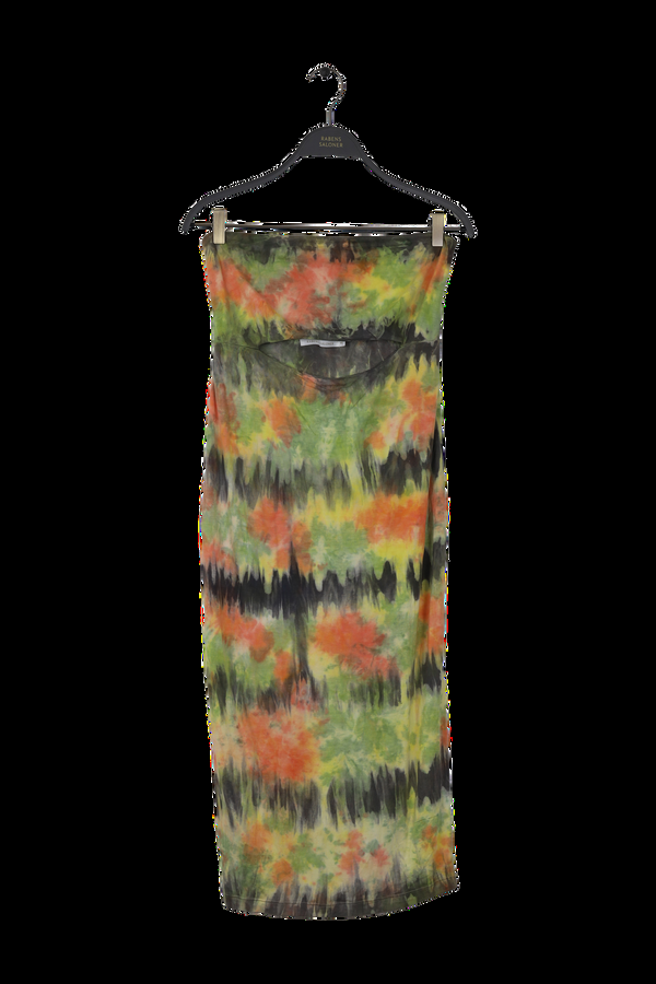 rabens saloner PreLoved Lanna Asp split bandeau dress