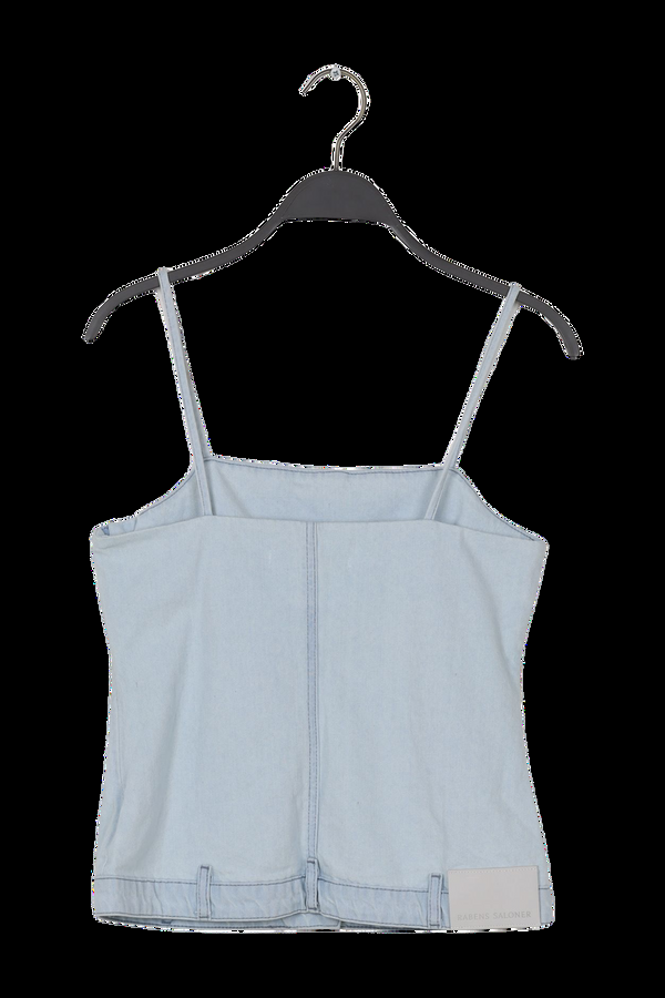 Rabens Saloner PreLoved Laure Denim Light Camisole Top