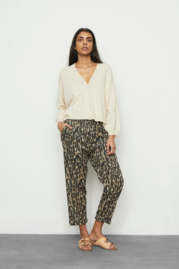 Rabens Saloner PreLoved Lily Wild Animal Cotton Pant