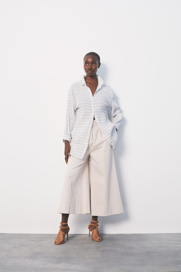 Rabens Saloner PreLoved Michella Square Crepe Shirt