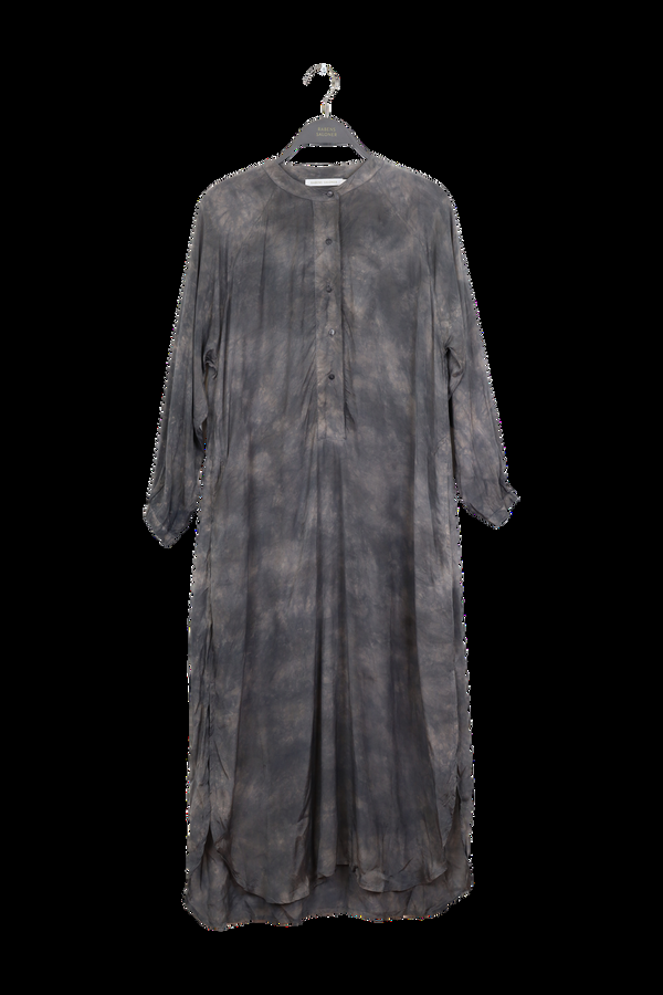 rabens saloner PreLoved Midou Marbled curved hem dress