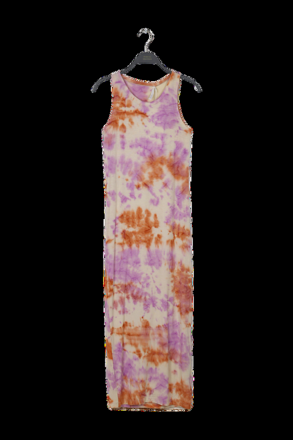 rabens saloner PreLoved Niara Fusion long tank dress I Ametrine combo