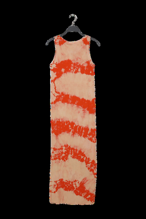 Rabens Saloner PreLoved Niara Nebula Long Tank Dress I Cacao Combo