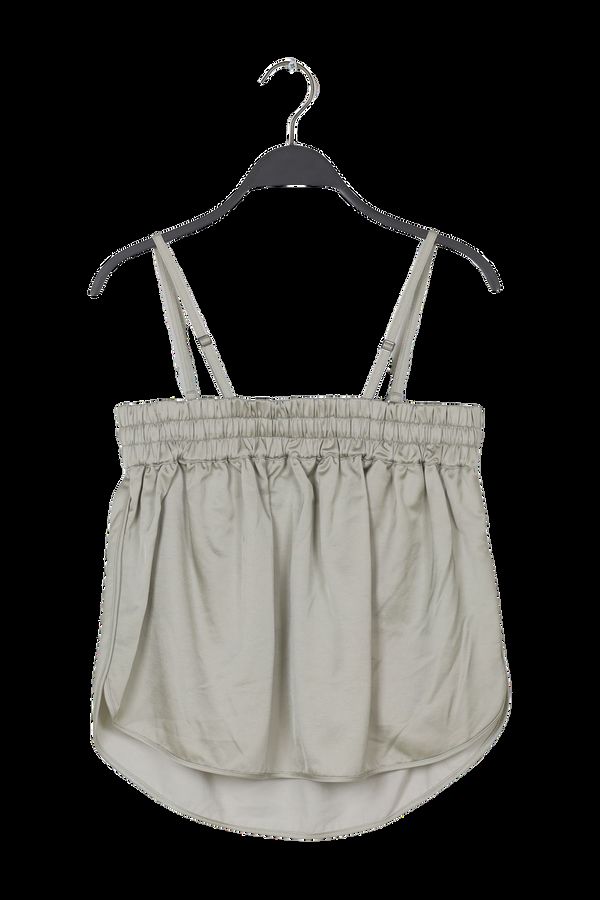 Rabens Saloner PreLoved Paris Techno Drape Bustier I Oyster