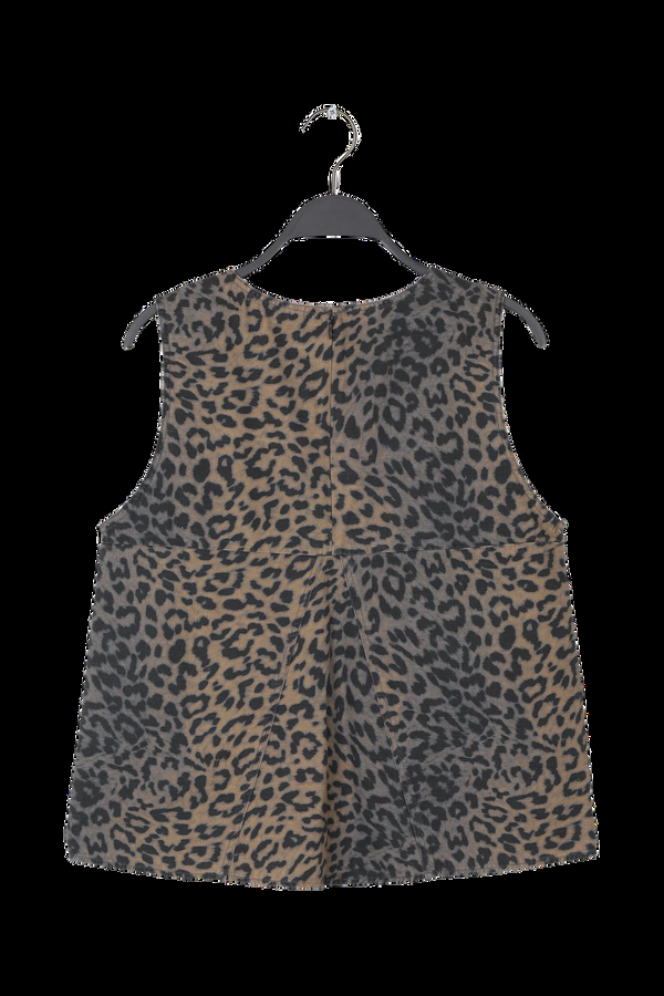 Rabens Saloner PreLoved Piper Leopard Print Tank Top I Leopard
