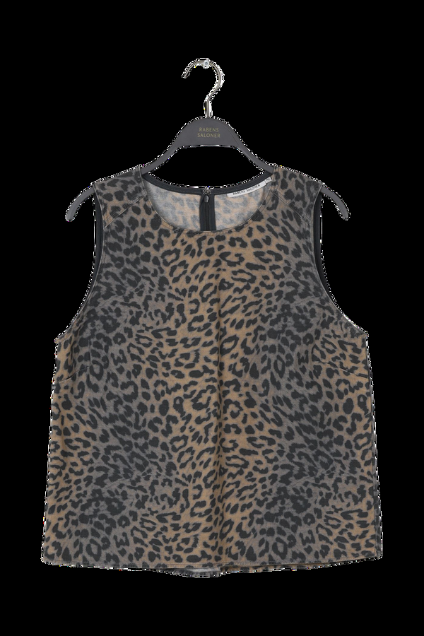 rabens saloner PreLoved Piper Leopard print tank top I Leopard