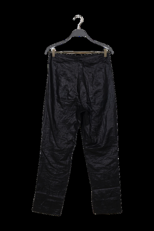 Rabens Saloner PreLoved Raina Glazed Pleat Pants I Black