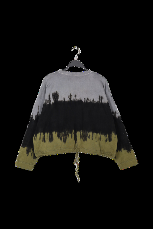 Rabens Saloner PreLoved Sheela Dip Dye Tonal Drawstring Sweat