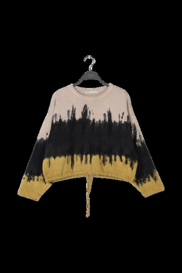 rabens saloner PreLoved Sheela Dip dye tonal drawstring sweat