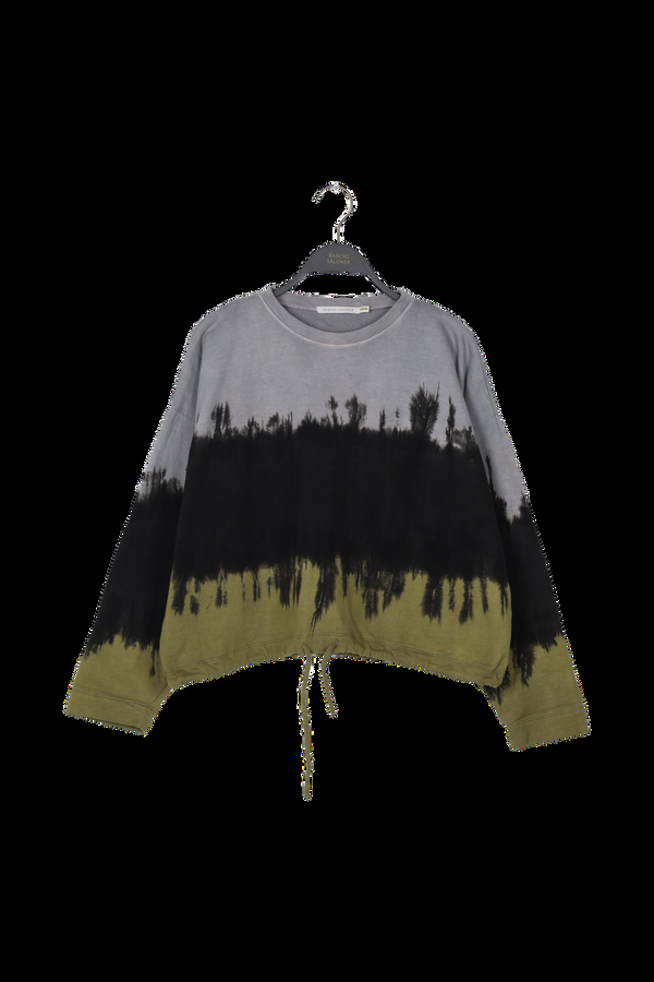 rabens saloner PreLoved Sheela Dip dye tonal drawstring sweat